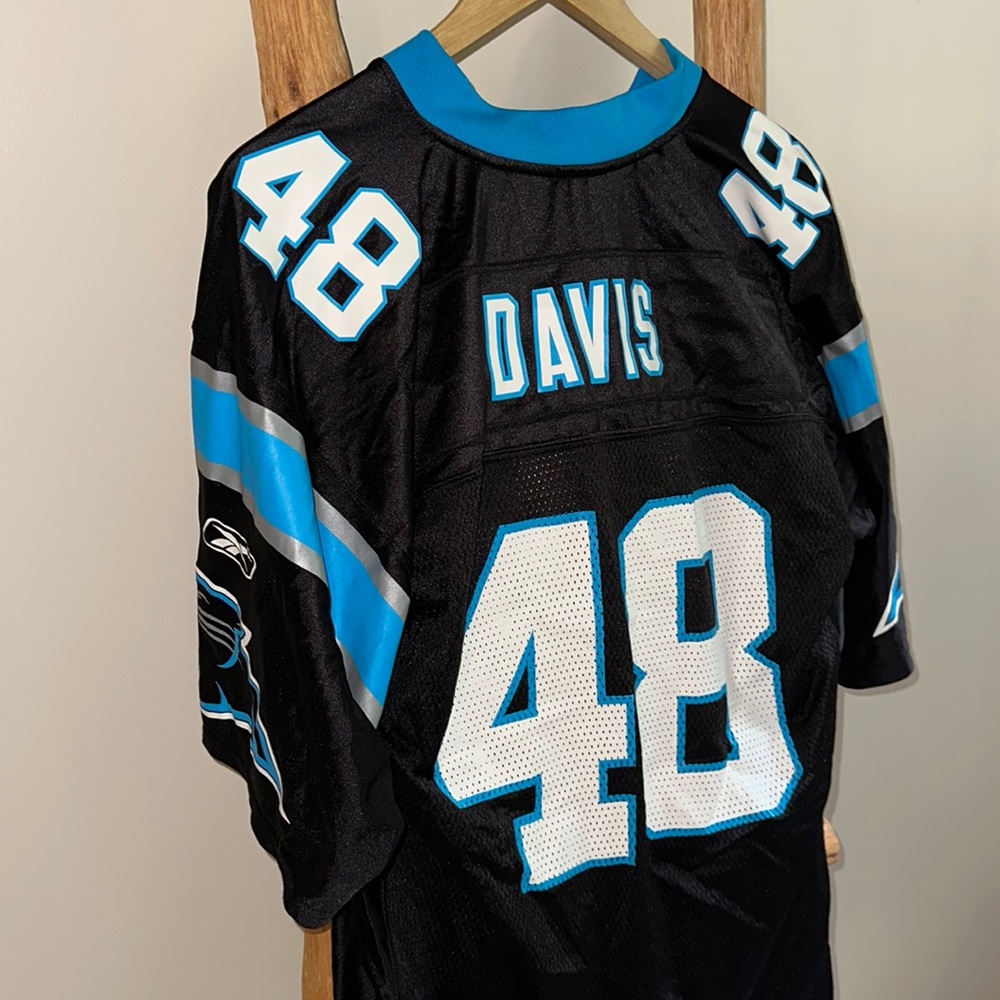 Vintage Carolina Panthers Thomas Davis Reebok NFL Jersey